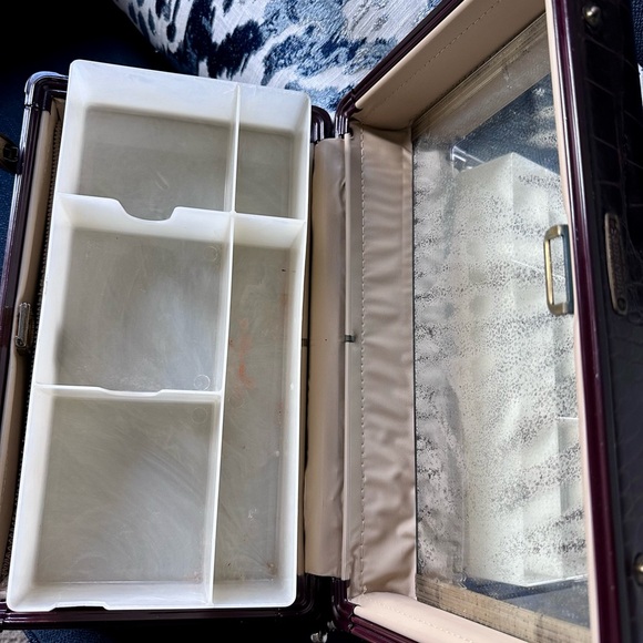 Samsonite Vintage Shwayder Bros. Style 4112 Train Cosmetic Case w/tray - Picture 7 of 10